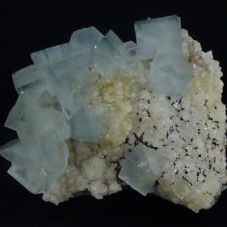 Fluorine bleue, mine du Burc, Au Burg, Tarn.