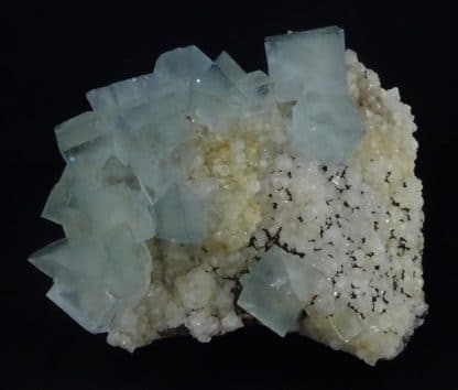 Fluorine bleue, mine du Burc, Au Burg, Tarn.