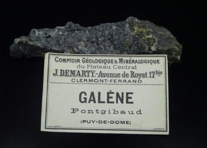 Galène, Pontgibaud, Puy-de-Dôme.