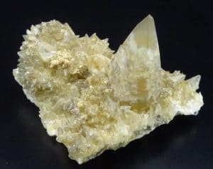 Calcite en scalénoèdres, Loverval - Couillet, Belgique.