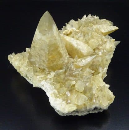 Calcite en scalénoèdres, Loverval - Couillet, Belgique.