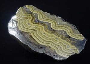 Schalenblende polie, Schmalgraf, Lontzen, Vieille-Montagne, Belgique.