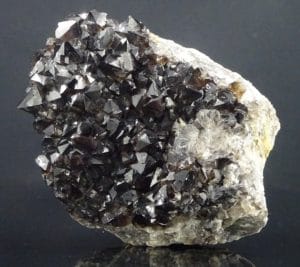 Quartz morion, Richelle, Visé, Liège, Wallonie, Belgique.