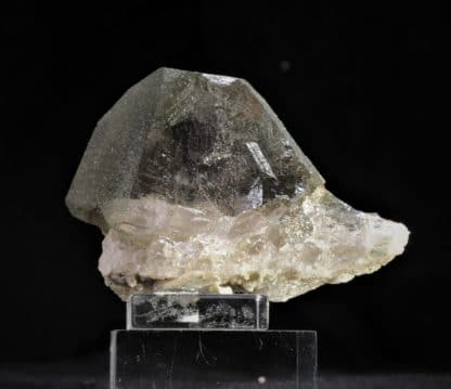 Quartz Gwindel fumé, Aiguille Verte, Chamonix, Massif du Mont-Blanc, France.