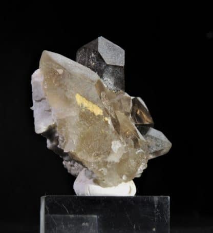 Quartz Gwindel, Aiguille Verte, Chamonix Mont-Blanc, Haute-Savoie.