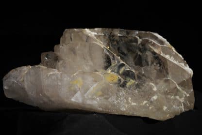 Quartz Gwindel, L’Aiguille Verte, Chamonix, Massif du Mont-Blanc, Haute-Savoie.