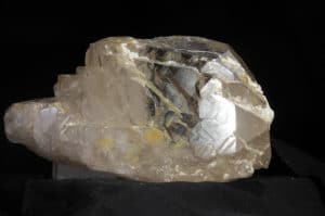 Quartz Gwindel, L’Aiguille Verte, Chamonix, Massif du Mont-Blanc, Haute-Savoie.