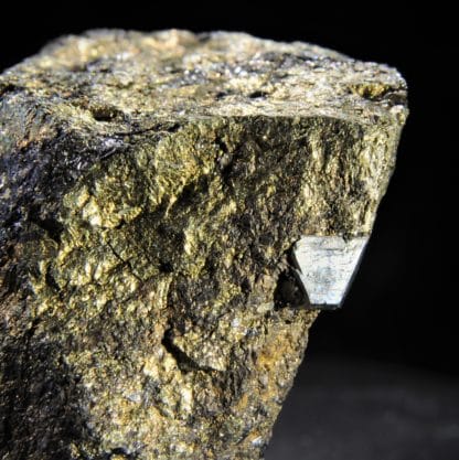 Glaucodot, Chalcopyrite et Sphalérite, Sulitelma Felt (Sulitjelma), Norvège.