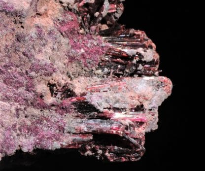 Erythrine, Mine de Bou-Azzer, Province de Ouarzazate, Maroc.