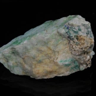 Bayldonite, Cornwallite, Mine du Tistoulet, Padern, Aude, Occitanie.