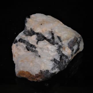 Wolframite dans Quartz, Montredon, Labessonnié, Tarn.