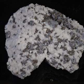 Galène, sphalérite (blende) et dolomite, mine de Trèves, Gard.