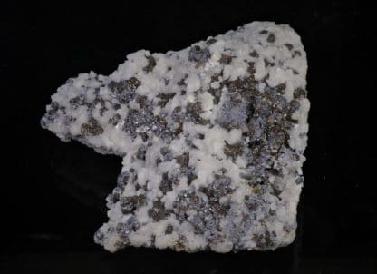 Galène, sphalérite (blende) et dolomite, mine de Trèves, Gard.