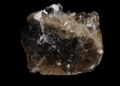 Quartz morion, L’Aiguille Verte, Chamonix, Massif du Mont-Blanc, Haute-Savoie.