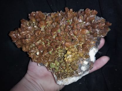 Pyromorphite bicolore, Les Farges, Ussel, Corrèze.