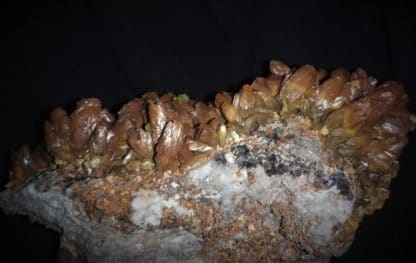 Pyromorphite bicolore, Les Farges, Ussel, Corrèze.