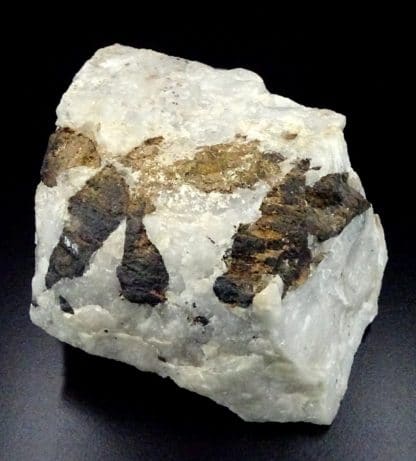Wolframite, scheelite et quartz, La Frégère, Montredon-Labessonnié, Tarn.