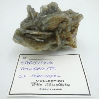 Baryte tabulaire, mine de Fontsante, massif de l'Esterel, Var.