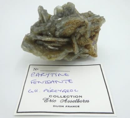 Baryte tabulaire, mine de Fontsante, massif de l'Esterel, Var.