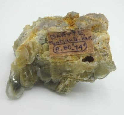 Baryte tabulaire, mine de Fontsante, massif de l'Esterel, Var.