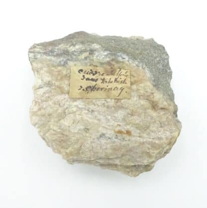 Chalcopyrite, mine de Chevinay, près de Lyon, Rhône.