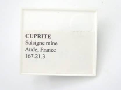 Cuprite, mine de Salsigne, Aude, Occitanie.