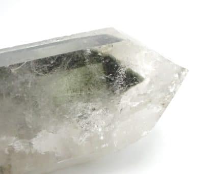 Quartz à fantôme de chlorite, Chemin Romain, Les Contamines-Montjoie, Haute-Savoie.