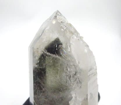 Quartz à fantôme de chlorite, Chemin Romain, Les Contamines-Montjoie, Haute-Savoie.