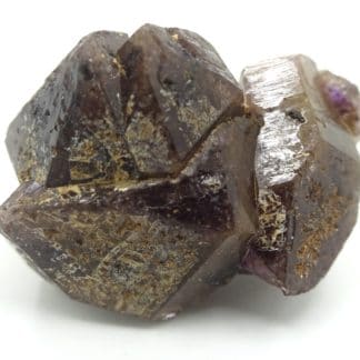 Quartz fumé, mine des Montmins, Échassières, Allier.