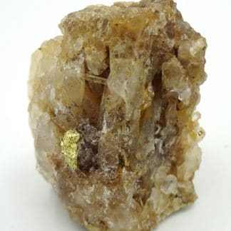 Or natif sur quartz, La Gardette, Villard-Notre-Dame, Oisans, Isère.