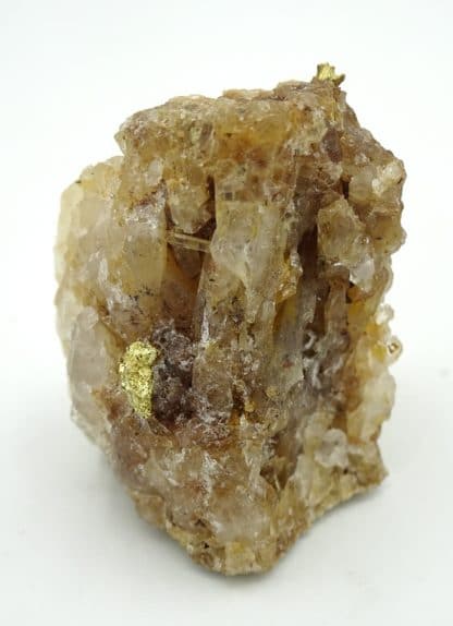 Or natif sur quartz, La Gardette, Villard-Notre-Dame, Oisans, Isère.