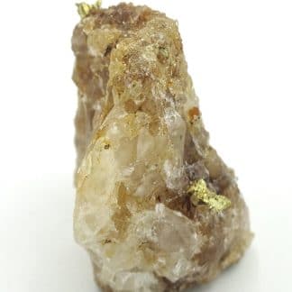 Or natif sur quartz, La Gardette, Villard-Notre-Dame, Isère.