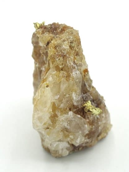 Or natif sur quartz, La Gardette, Villard-Notre-Dame, Isère.