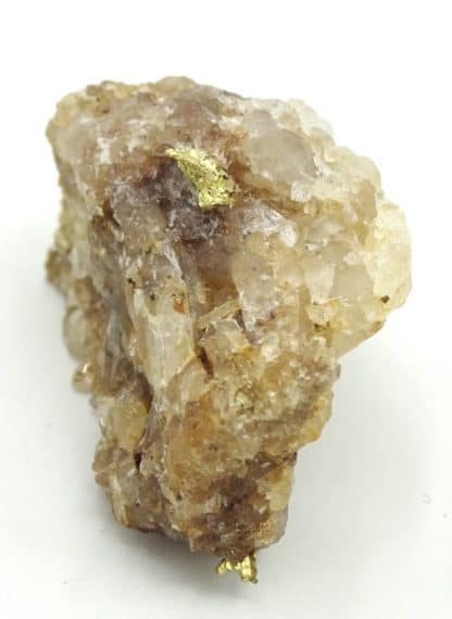 Or natif sur quartz, La Gardette, Villard-Notre-Dame, Oisans, Isère.