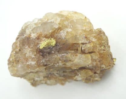 Or natif sur quartz, La Gardette, Villard-Notre-Dame, Oisans, Isère.