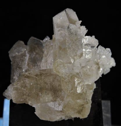 Quartz Gwindel et Laumontite, Tunnel du Saint-Gothard, Uri, Suisse.