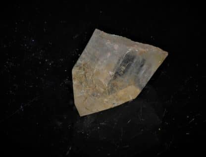 Quartz à inclusions de Ménéghinite, Entre Deux Roches, Massif de la Lauzière, Savoie.