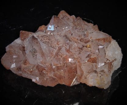 Quartz améthyste hématoïde, l’Argentolle, Saône-et-Loire, Morvan.