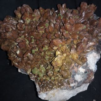 Pyromorphite bicolore, Les Farges, Ussel, Corrèze.