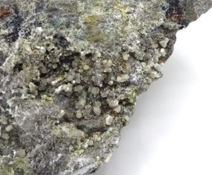 Mimétite, azurite, Mas-Dieu, Laval-Pradel, Gard.