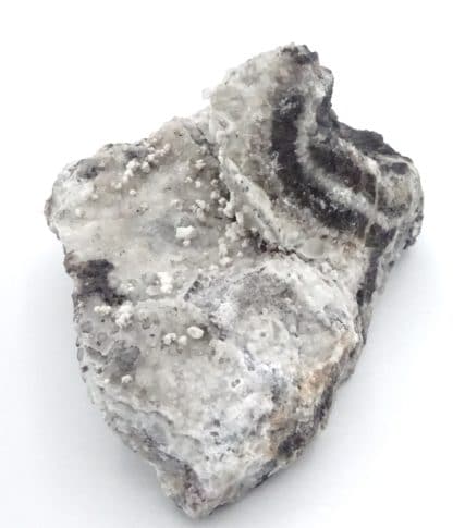 Hydrocérusite, manganèse, Torr Quarry, Somerset, Royaume-Uni.