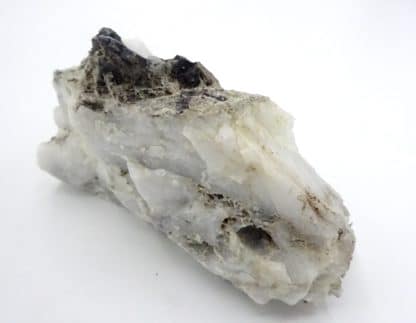 Bismuthinite sur Quartz, Meymac, Corrèze, Aquitaine, France.