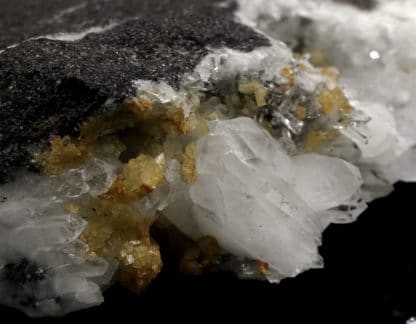 Dolomite sur quartz (xl), Estevelle, Pas-de-Calais, Hauts-de-France.