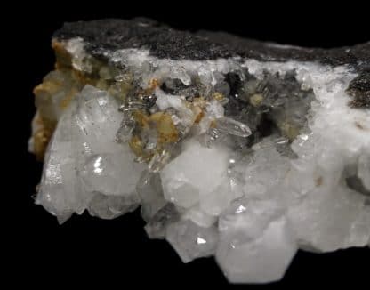 Dolomite sur quartz (xl), Estevelle, Pas-de-Calais, Hauts-de-France.