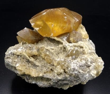 Calcite, carrière de Glageon, Avesnois, Nord, Hauts-de-France.