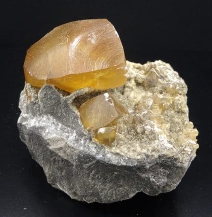 Calcite, carrière de Glageon, Avesnois, Nord, Hauts-de-France.