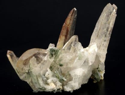 Quartz et chlorite, carrière de Bierghes, Brabant-Wallon, Belgique.