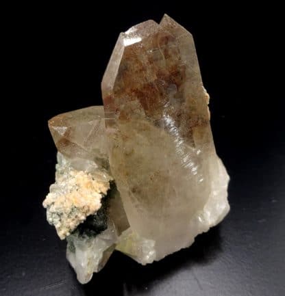 Quartz, chlorite, carrière de Bierghes, Brabant-Wallon, Belgique.