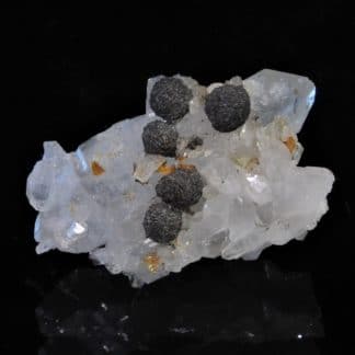 Quartz et Sidérite, Tunnel d’Orelle, Orelle, Maurienne, Savoie.