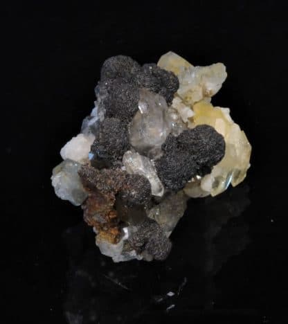 Sidérite, Prochlorite et Quartz, Tunnel d’Orelle, Orelle, Maurienne, Savoie.